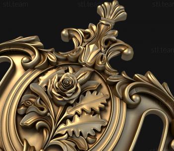 3D model Coat of arms of oak foliage (STL)